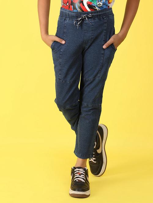 boys solid mid rise slim fit jean - 21222865 - Very Small Image - 1