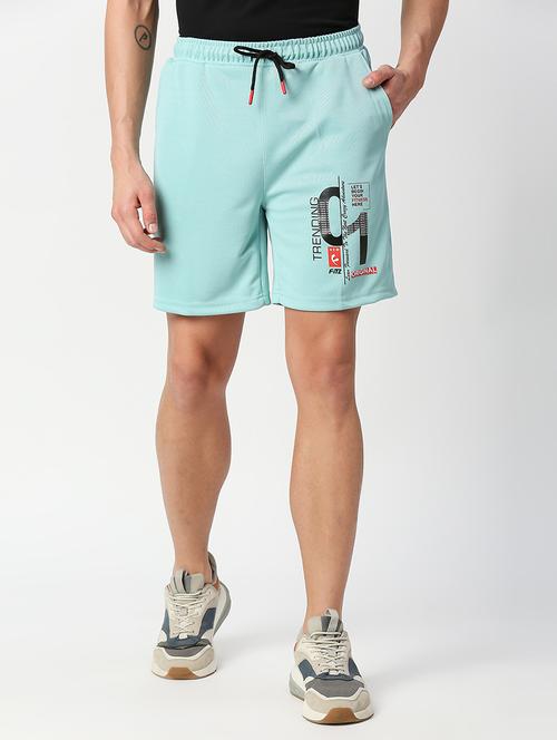 men placement print mid rise shorts - 21248556 - Very Small Image - 1