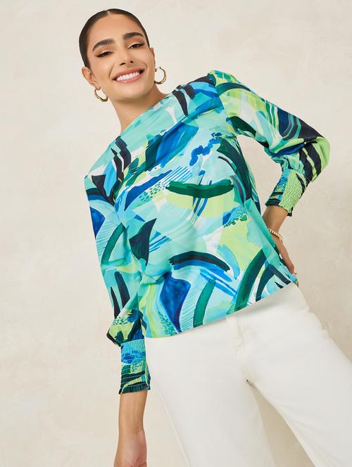 women mint green regular top - 21253326 - Very Small Image - 1