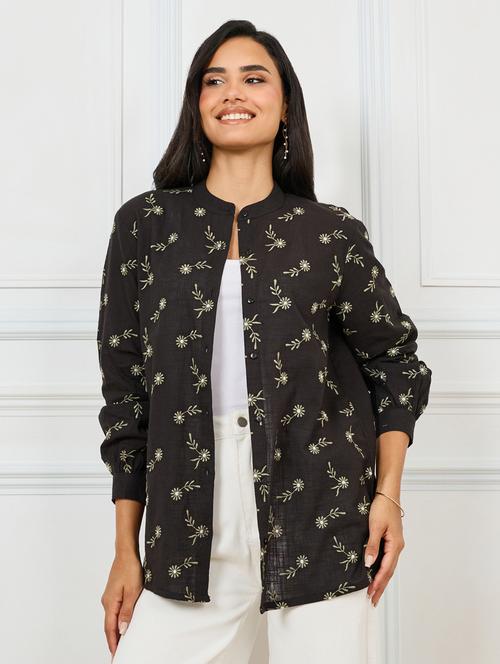 women black printed regular shirt - 21275982 - Very Small Image - 1