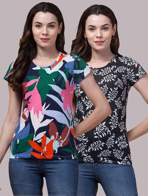 women multi colored pack of 2 t-shirts - 21333236 - Very Small Image - 1