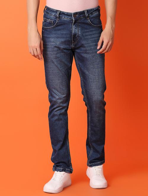 men mid rise plain slim fit jean - 21353936 - Very Small Image - 1