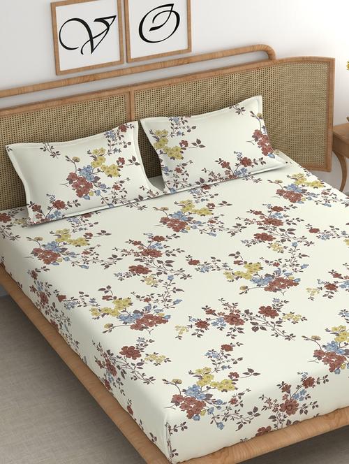 printed bedsheet with pillow covers - 21412366 - Very Small Image - 1