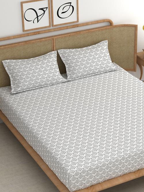 printed bedsheet with pillow covers - 21412374 - Very Small Image - 1