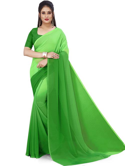 women ombre casual wear saree with blouse - 21414078 - Very Small Image - 1