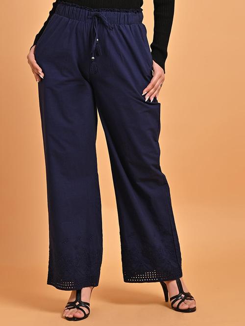 women full length self-designed palazzo - 21456774 - Very Small Image - 1