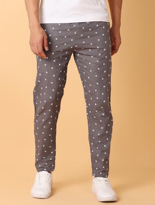 men grey printed pyjama - 21490248 - Very Small Image - 1