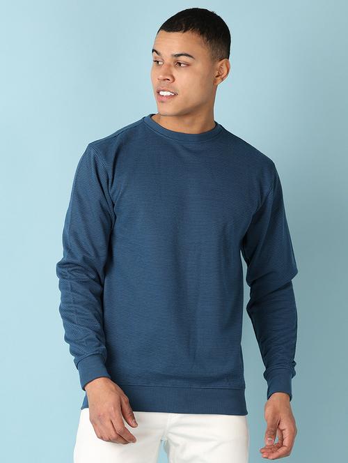 men long sleeves plain sweatshirt - 21510046 - Very Small Image - 1