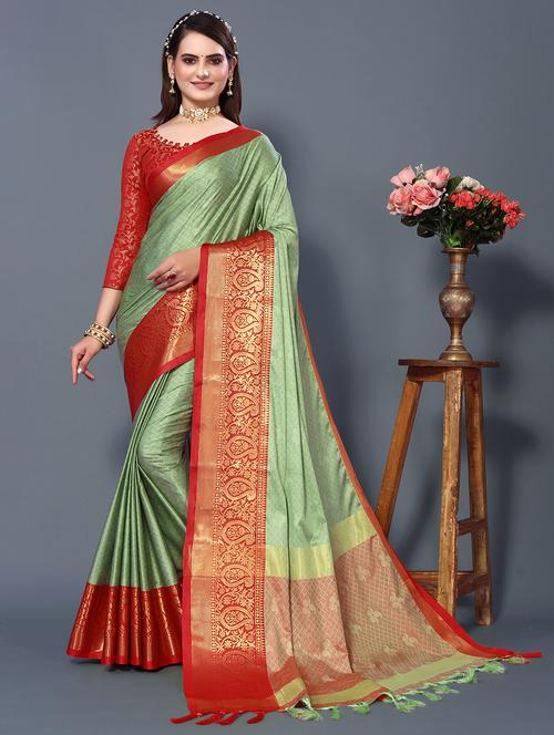 women self-designed bordered saree - 21549607 - Very Small Image - 1