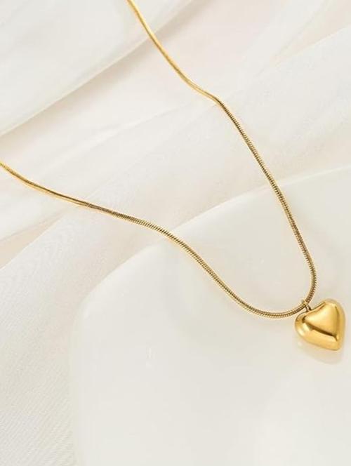 gold stainless steel chain necklace - 21558721 - Very Small Image - 1