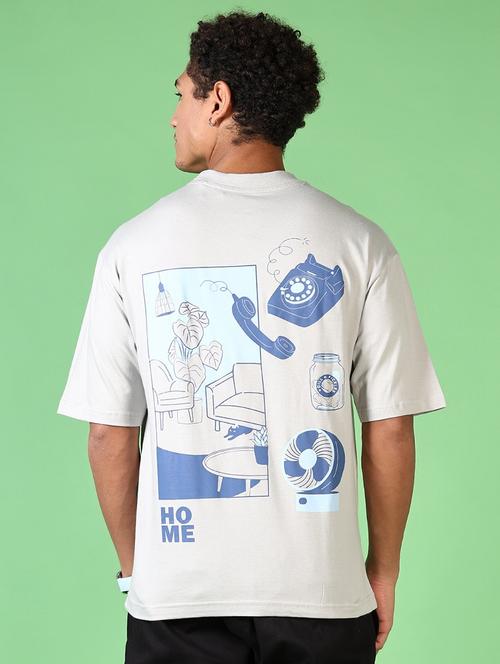 men back print short sleeve t-shirt - 21593383 - Very Small Image - 1