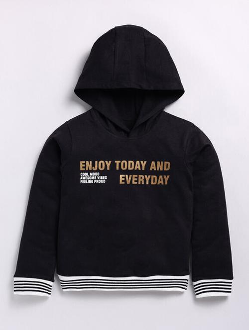 kids printed hooded long sleeves sweatshirt - 21680850 - Very Small Image - 1