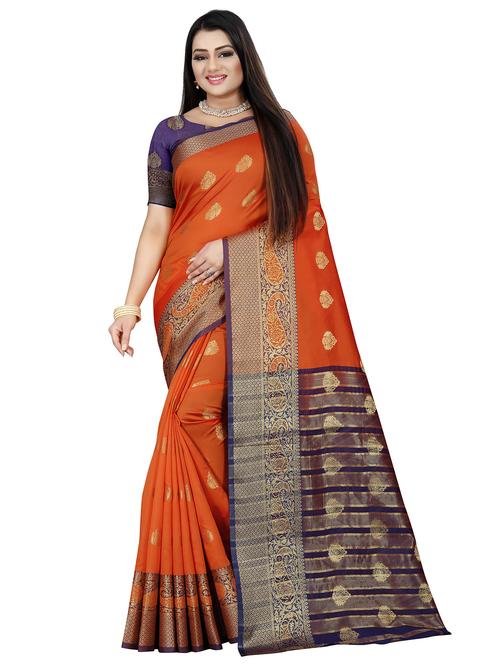 women self design banarasi saree - 21696813 - Very Small Image - 1