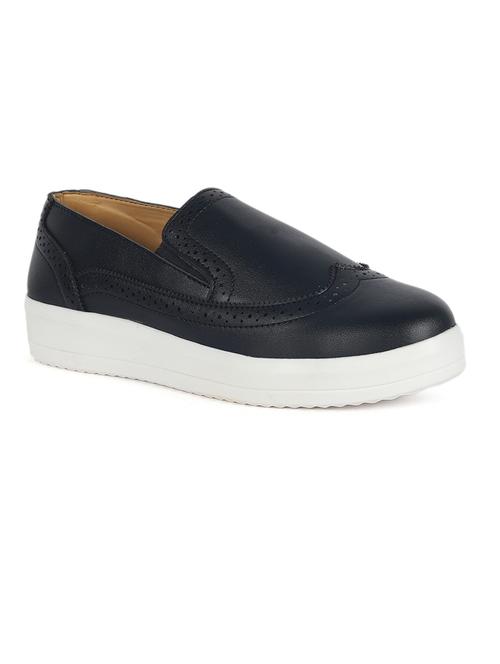 women black slip on casual shoes - 21709374 - Very Small Image - 1