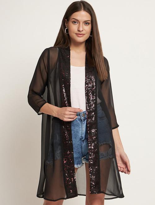 women embellished regular shrug - 21709759 - Very Small Image - 1