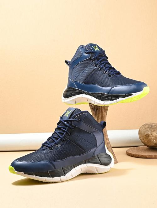 men solid running sport shoes - 21710333 - Very Small Image - 1