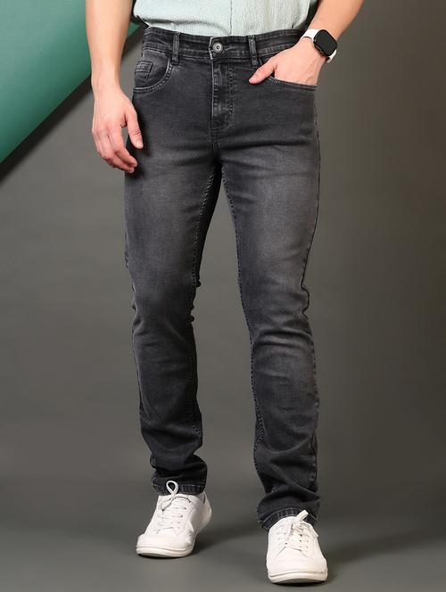 men solid mid rise slim fit jean - 21711674 - Very Small Image - 1