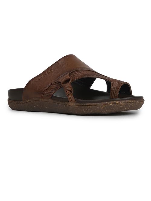 men tan slip on slipper - 21714134 - Very Small Image - 1