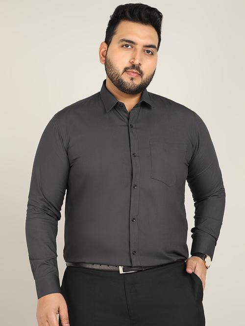 men solid long sleeve casual shirt - 21725480 - Very Small Image - 1