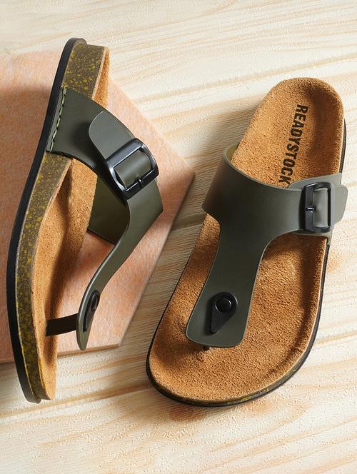 men solid toe seperator sandal - 21743549 - Very Small Image - 1