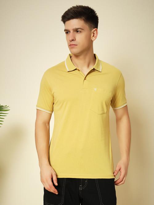 men short sleeves plain polo t-shirt - 21746006 - Very Small Image - 1