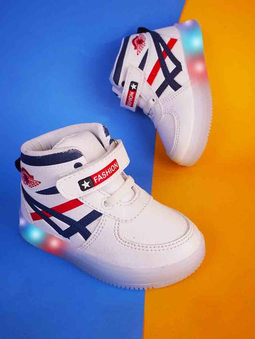 kids ankle length velcro shoes - 21746919 - Very Small Image - 1
