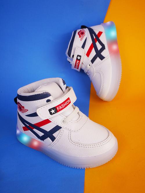 boys velcro led light-up sneaker - 21750902 - Very Small Image - 1