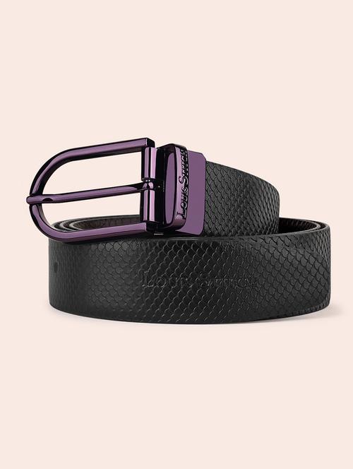 men pin buckle reversible leather belt - 21762113 - Very Small Image - 1