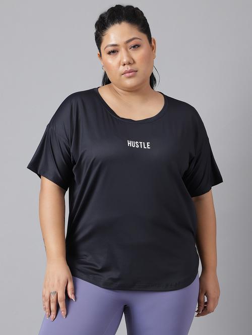 women plus size printed dri-fit sports t-shirt - 21762496 - Very Small Image - 1