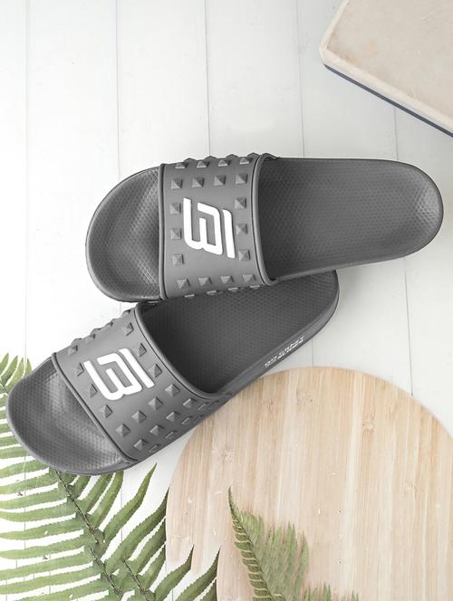 men grey slip on slider - 21840082 - Very Small Image - 1