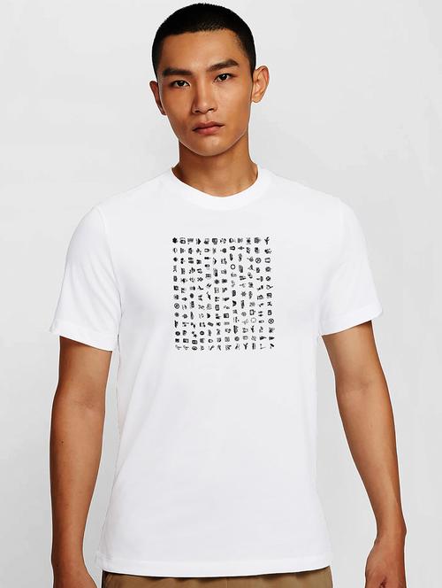 men white round neck regular fit t-shirt - 21842119 - Very Small Image - 1