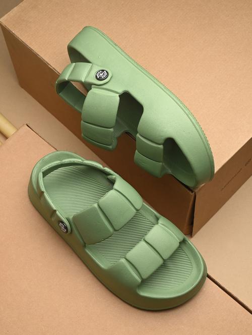 women olive back strap sandal - 21845490 - Very Small Image - 1