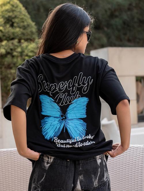 women printed short sleeves oversized t-shirt - 21902886 - Very Small Image - 1