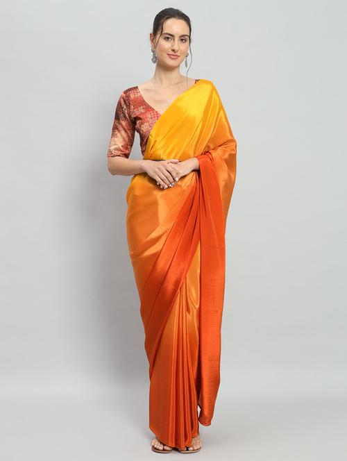 women ombre ready to wear saree with blouse - 21911876 - Very Small Image - 1