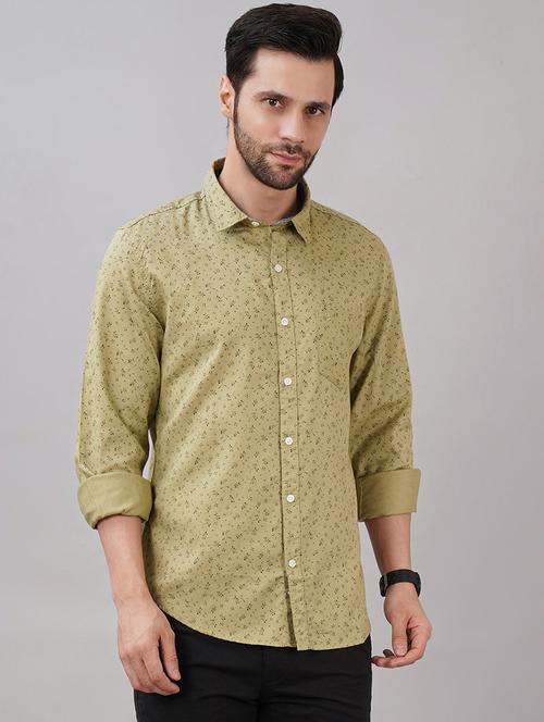 men printed long sleeve regular fit casual shirt - 21917028 - Very Small Image - 1
