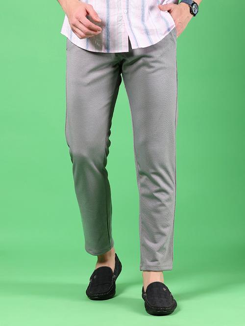 men solid mid rise slim fit chinos - 21922904 - Very Small Image - 1