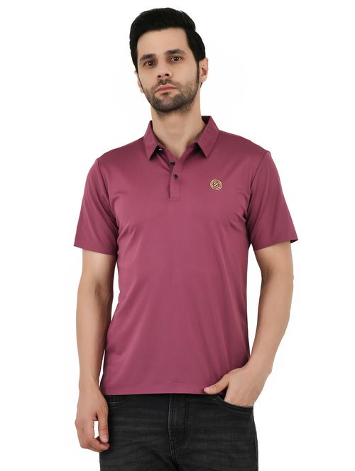 men solid short sleeves polo t-shirt - 21928001 - Very Small Image - 1