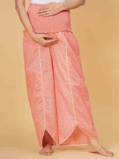women coral printed high rise bottomwear - 21968004 - Very Small Image - 1