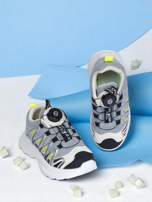 unisex grey lace up sport shoe - 22007743 - Very Small Image - 1