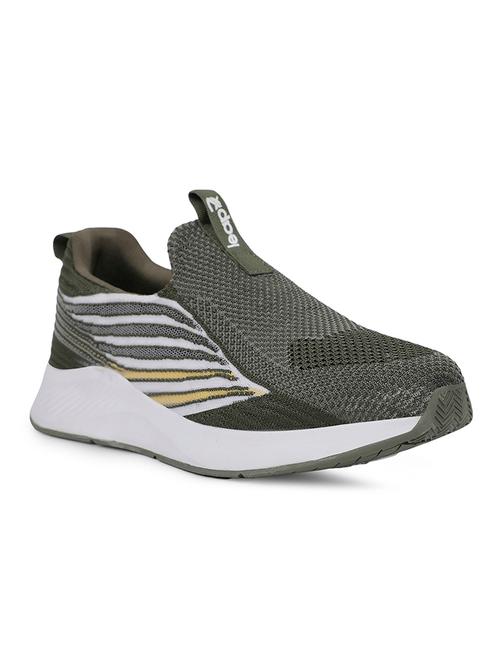 men olive slip on sport shoe - 22029107 - Very Small Image - 1