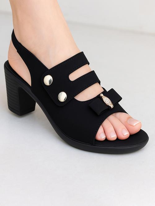 women solid back strap sandal - 22029580 - Very Small Image - 1