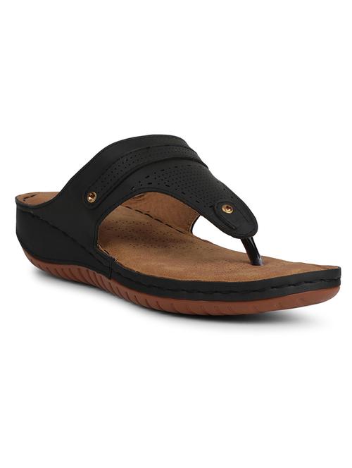 women solid slip on wedge - 22030111 - Very Small Image - 1