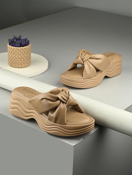 women beige slip on wedge - 22037850 - Very Small Image - 1