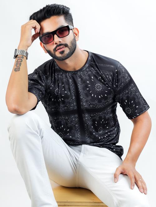 men printed short sleeve regular fit t-shirt - 22061433 - Very Small Image - 1