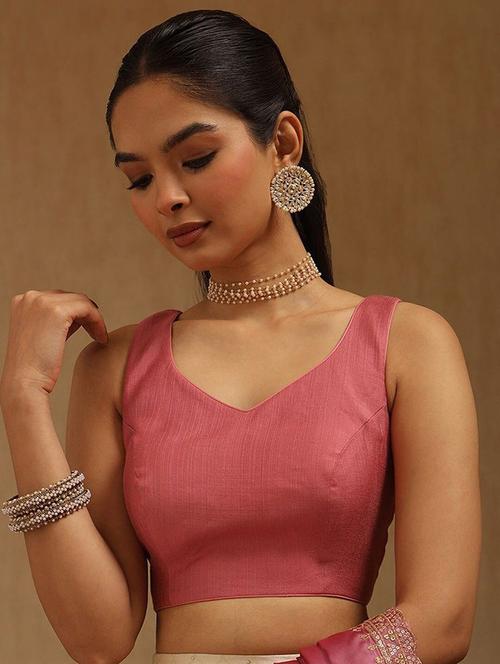 women solid sleeveless stitched blouse - 22081522 - Very Small Image - 1