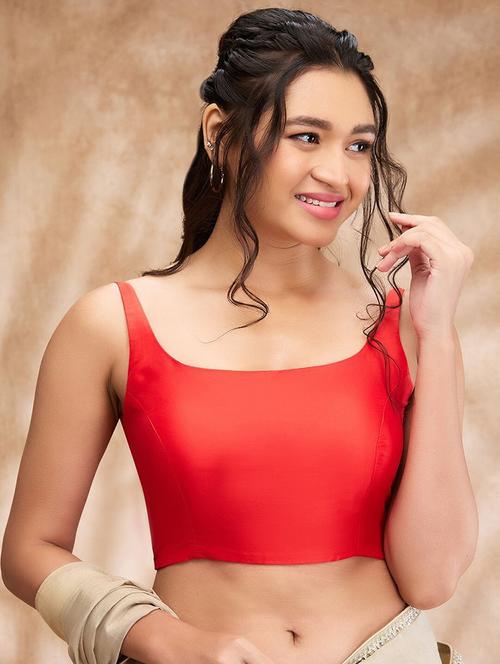 women solid sleeveless stitched blouse - 22081525 - Very Small Image - 1