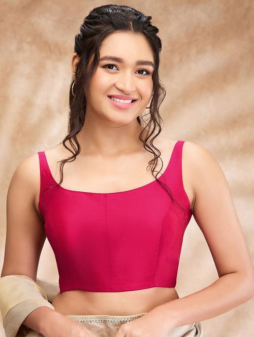 women solid sleeveless stitched blouse - 22081534 - Very Small Image - 1