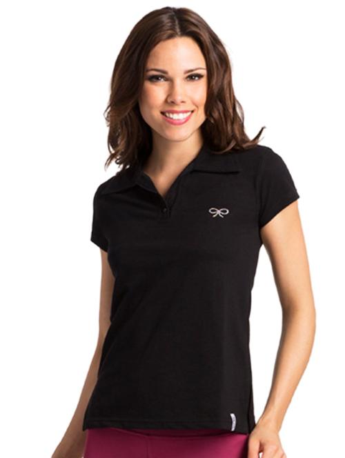 black active short sleeve polo - 25827 - Very Small Image - 1
