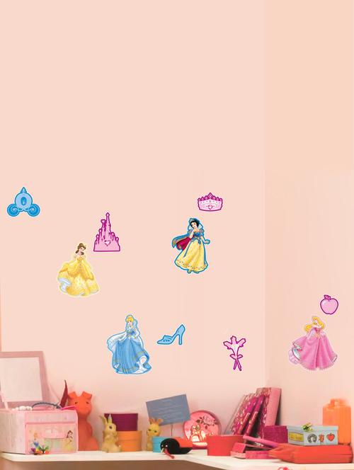 princess 10 mini foam stckers - 26931 - Very Small Image - 1