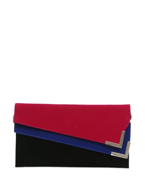 Clutch With Deep Pink And Royal Blue Envelope - 33487 - Very Small Image - 1